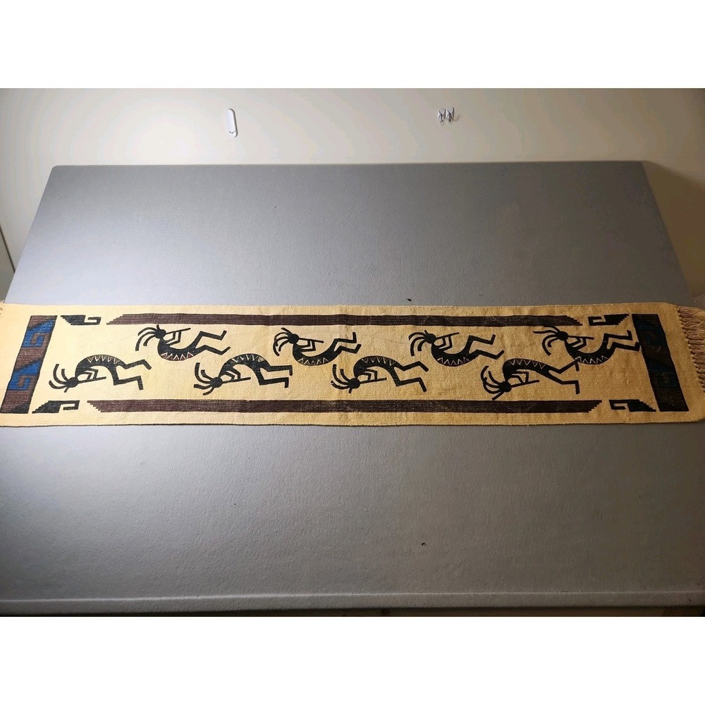 Dancing Kokopelli Table Runner El Paso Saddle Blanket Co 6ft 1 Inch